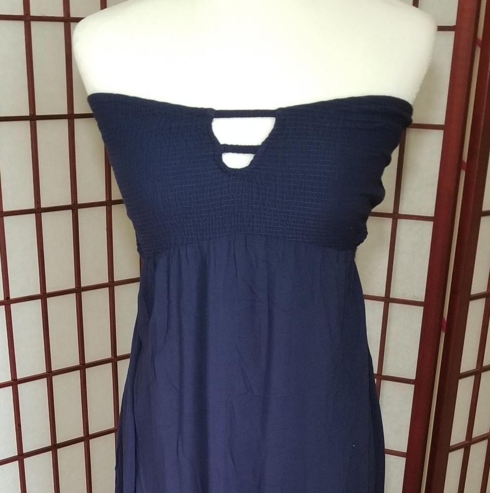 Nwot Sleeveless blue maxi dress - Picture 4 of 5